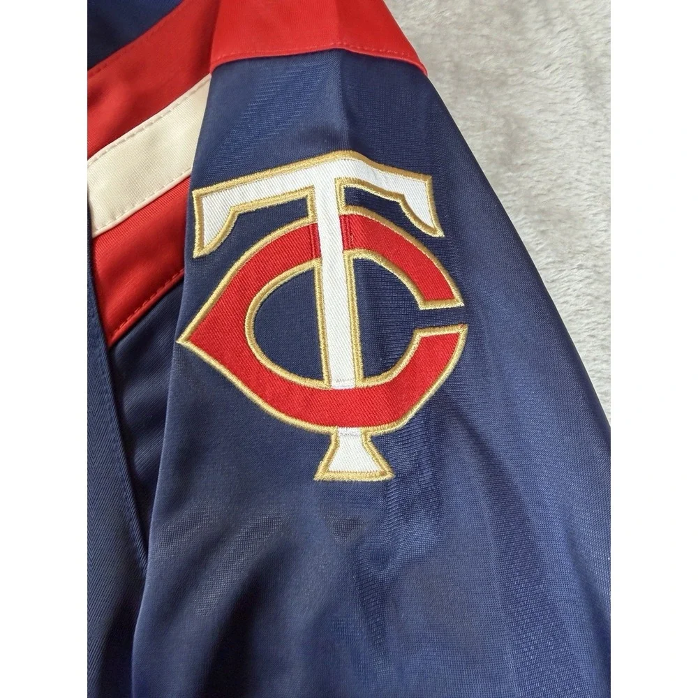 Minnesota Twins Jacket G-III Carl Banks MLB Full Zip Blue Men's XL